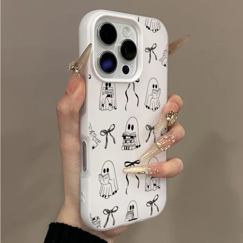 X Phone Accessories - غطاء هاتف لطيف بتصميم كتاب شبح