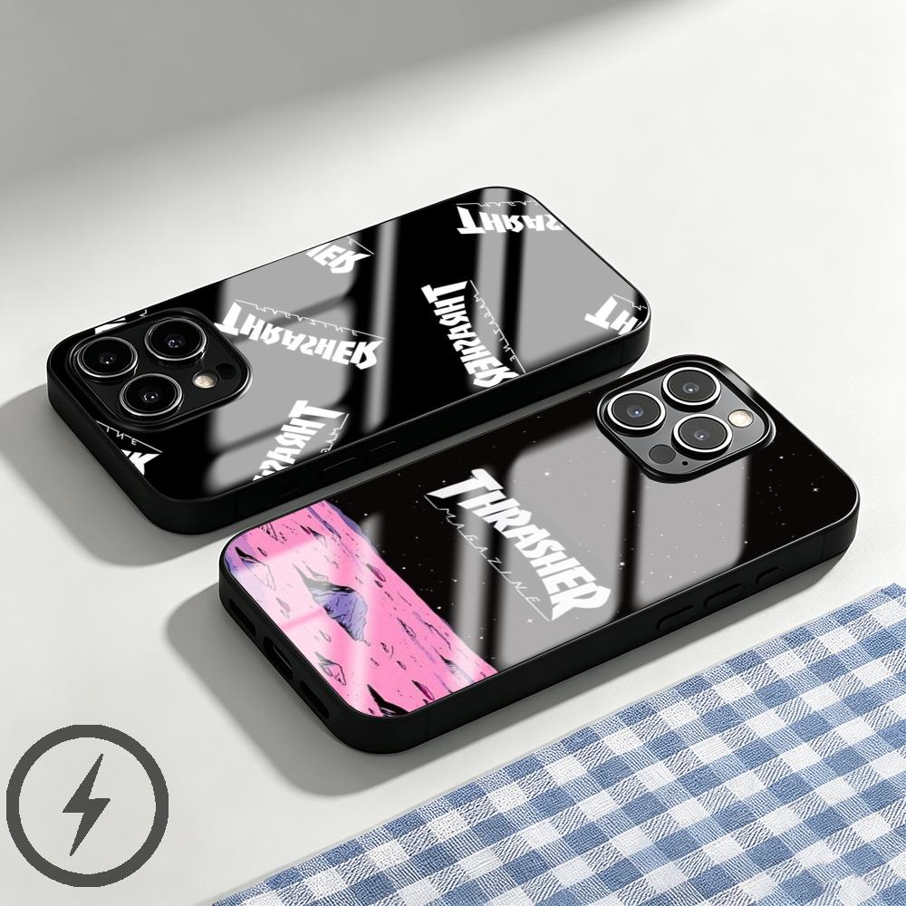 X Phone Accessories - غطاء هاتف ماركة THRASHER لأجهزة آيفون