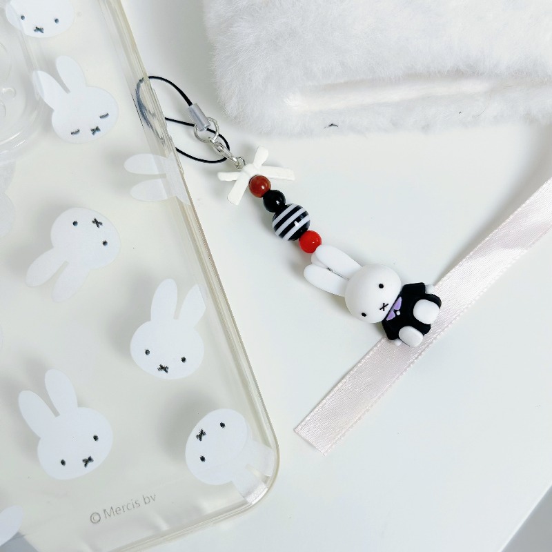 Phone Accessories For Teen Girls - Kawaii Miffy ديكور الهاتف لطيف الكرتون