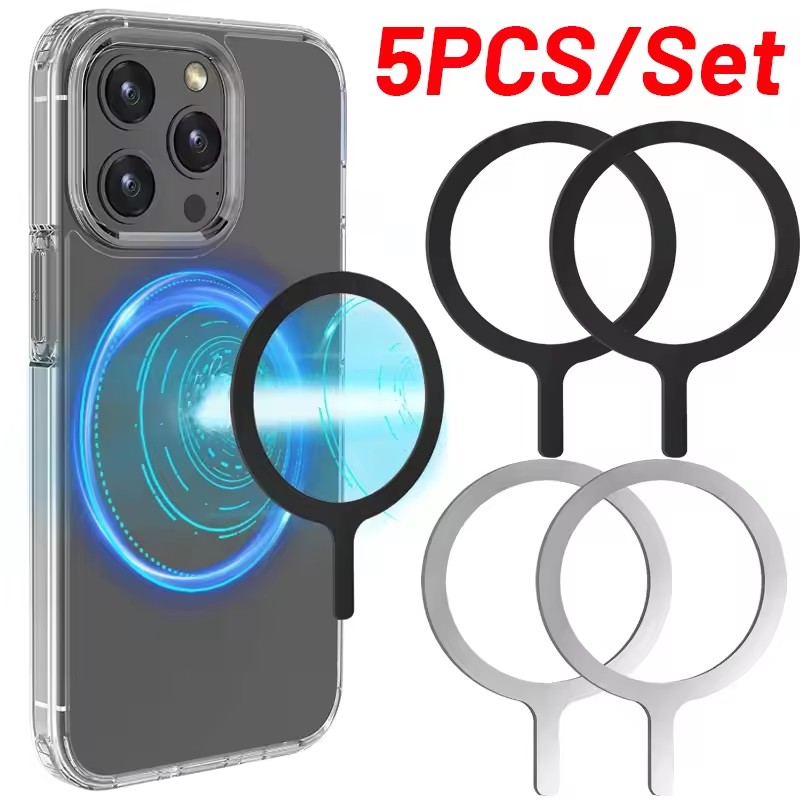 Phone Accessories - 5-1 قطعة حلقة لاصقة لشحن ماج