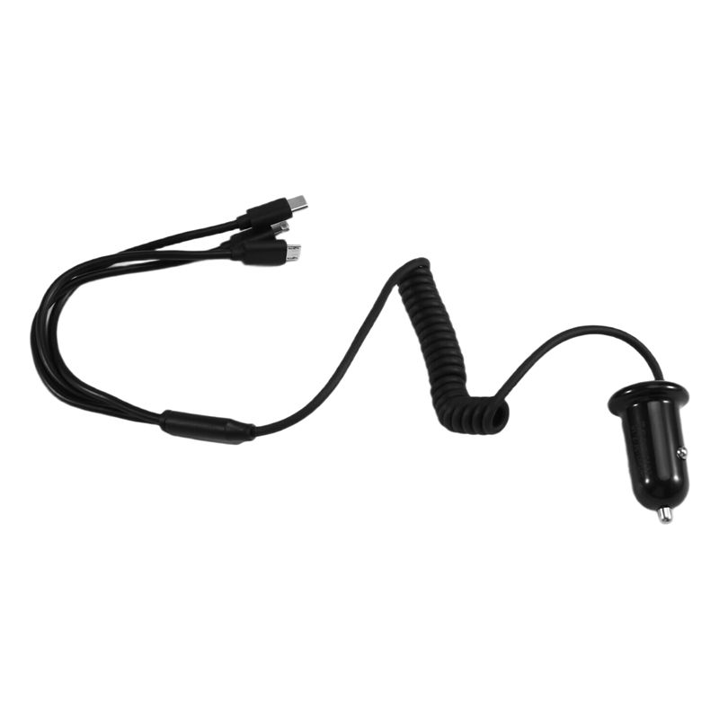 Phone Accessories Android - ملحقات محول السيارة بثلاث واجهات شحن