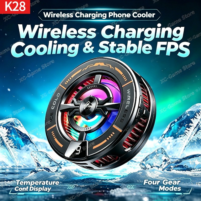 مبرد هاتف مغناطيسي K28 مع شاحن - مراجعة Phone Accessories Android وسعره