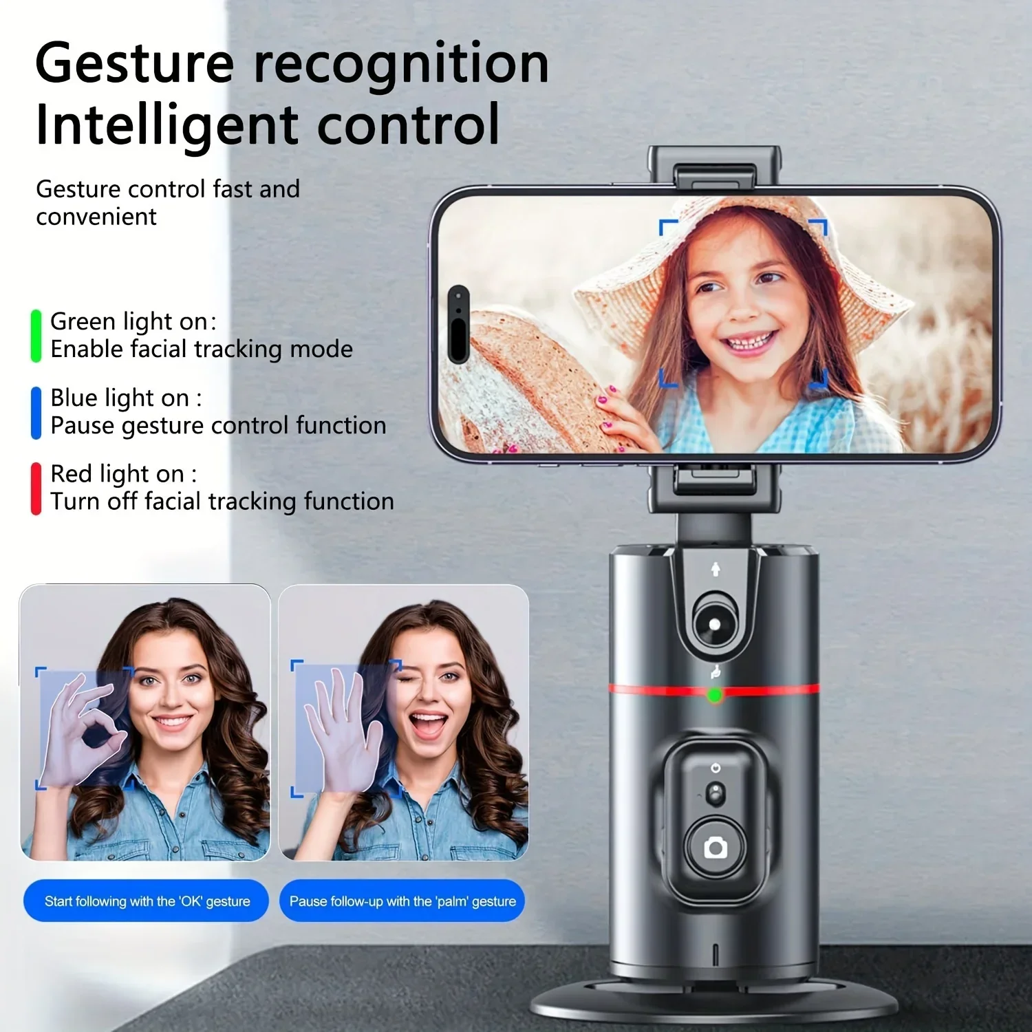 حامل هاتف مكتبي دوار P02 مع عص - مراجعة Phone Accessories Android وسعره