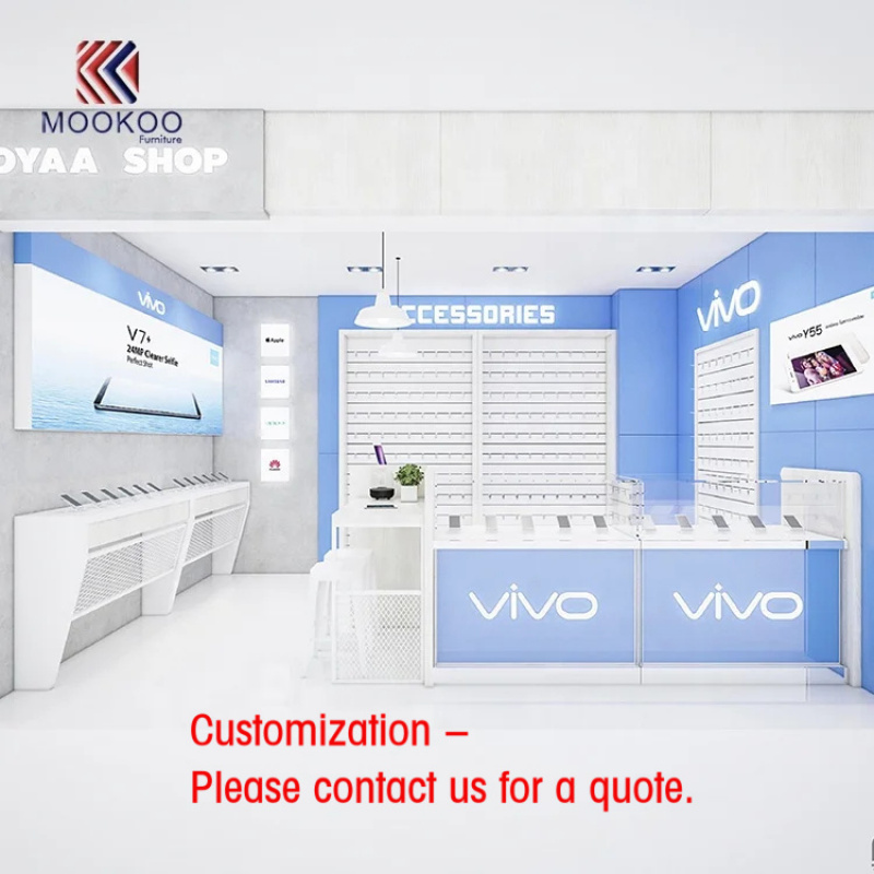 تصميم كشك عرض للهواتف المحمولة - مراجعة Phone Accessories Shop Design وسعره