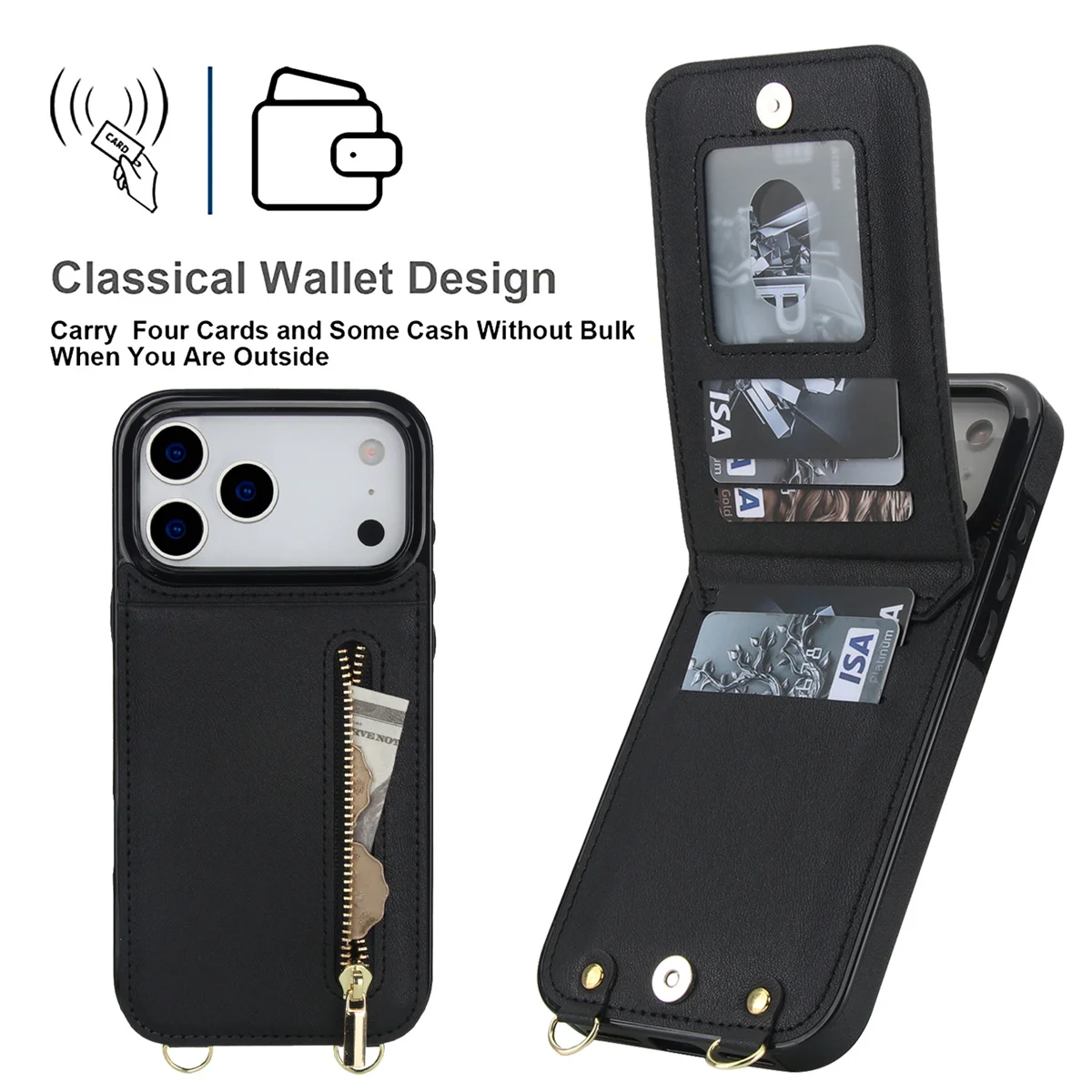 Crossbody سستة المحفظة حامل بط - مراجعة Phone Accessories Hippers وسعره