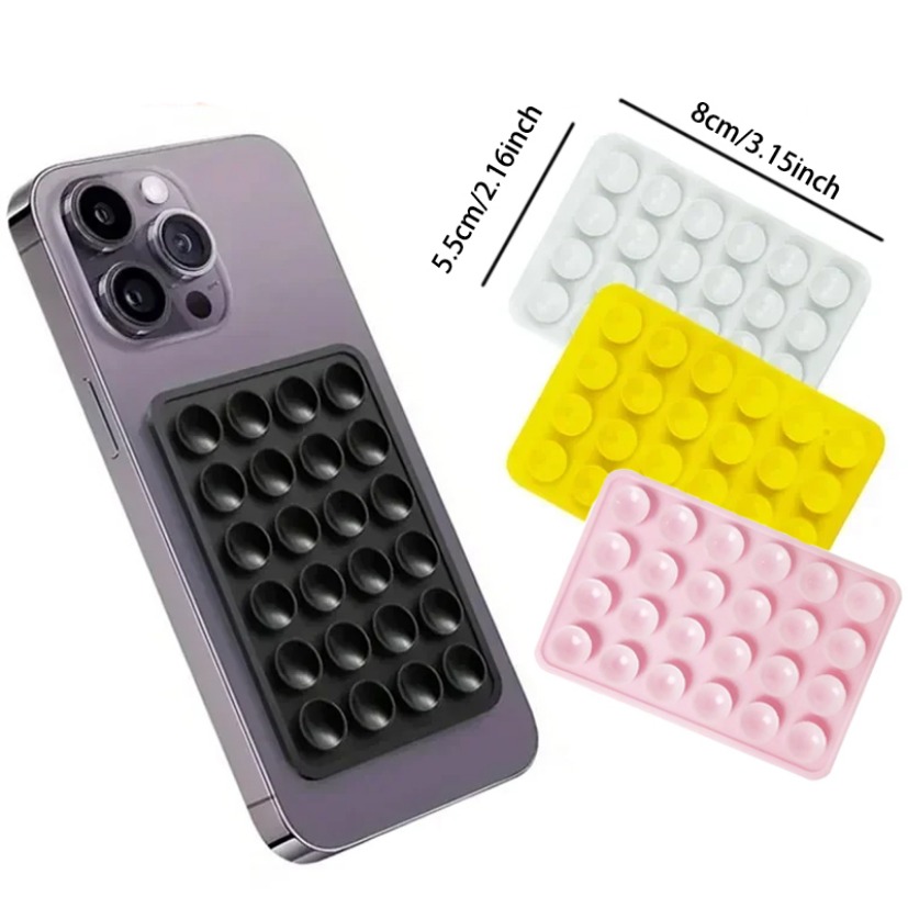 حامل هاتف سيليكون لاصق بقاعدة  - مراجعة Phone Accessories وسعره
