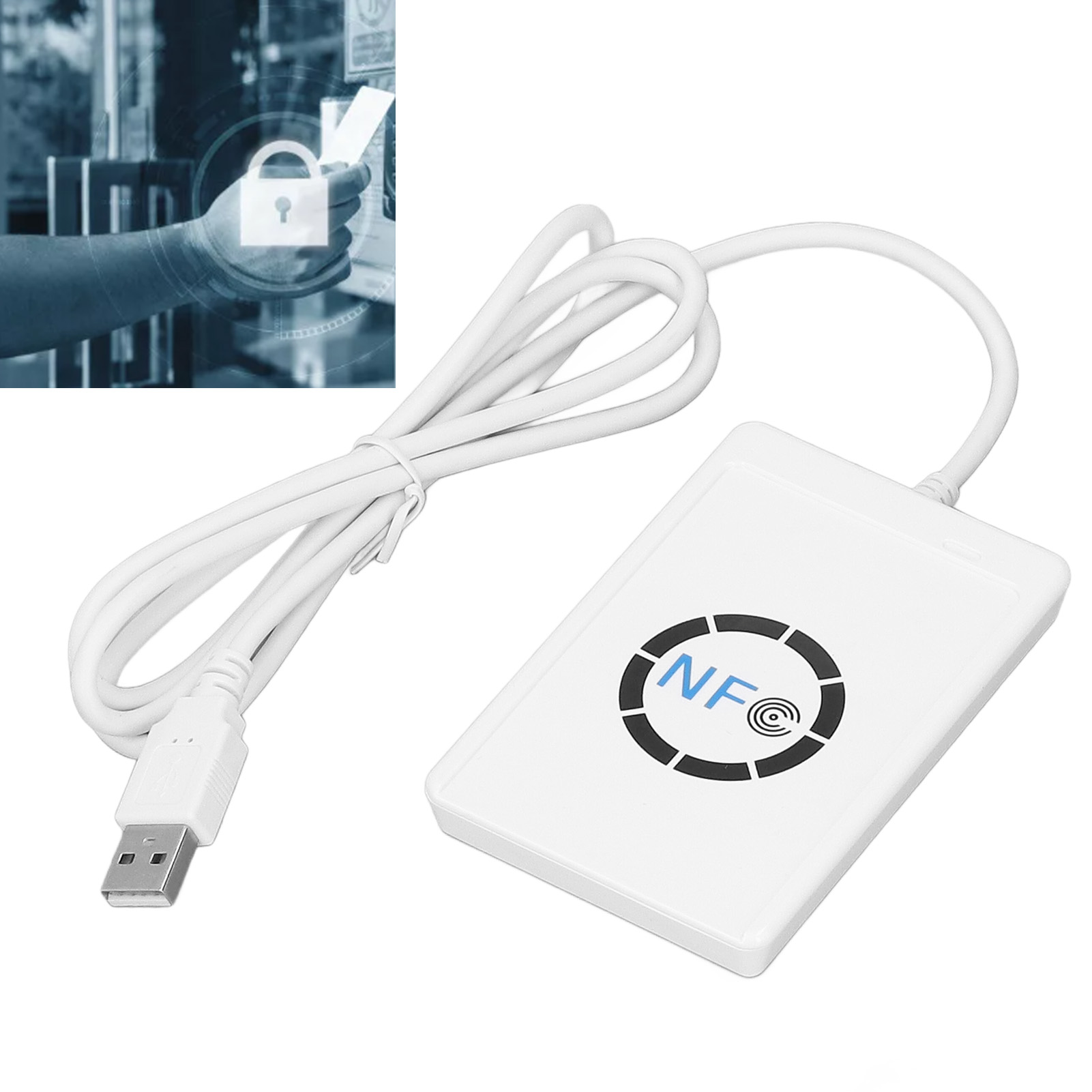 USB NFC قارئ بطاقات IC الذكية  - مراجعة Nfc Card Reader وسعره