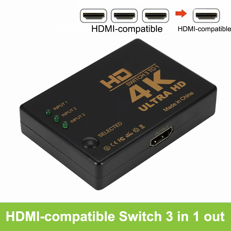 HDMI-متوافق التبديل 4K الجلاد  - مراجعة Hdmi Phone Adapter وسعره