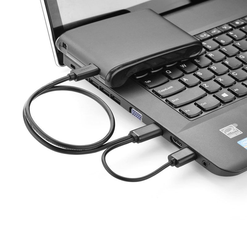 UGREEN Dual USB 2.0 إلى MINI U - مراجعة Usb Data Cable وسعره