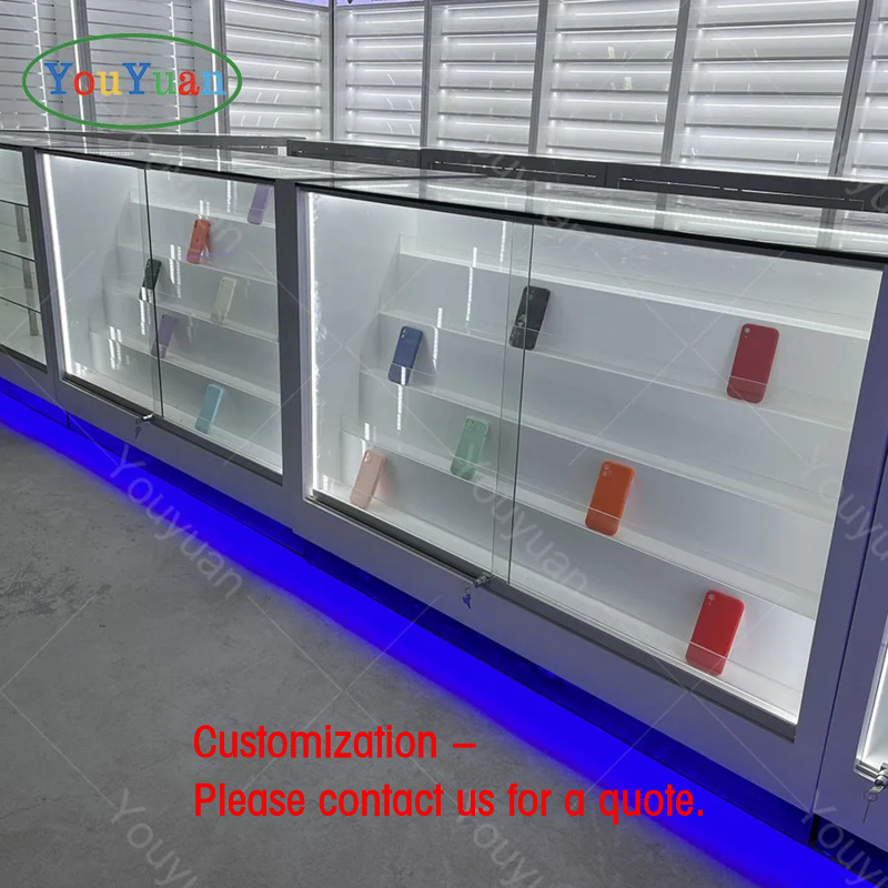تصميم مخصص لواجهة عرض الهواتف  - مراجعة Phone Accessories Shop Design وسعره