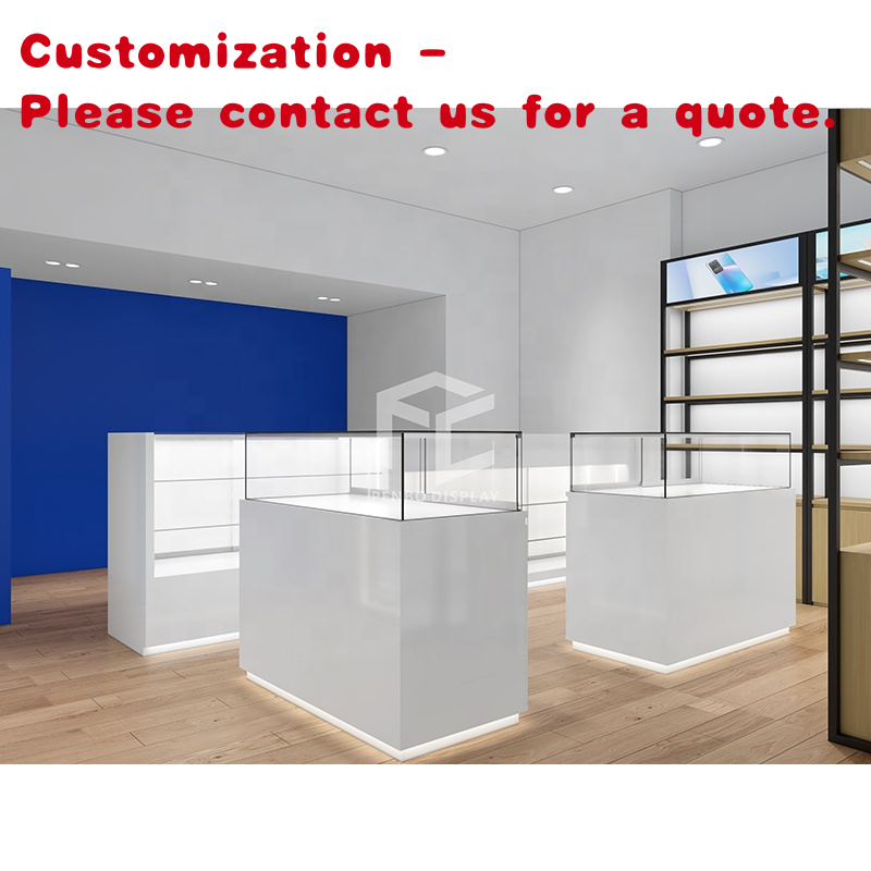 Custom. تركيبات ملحقات الهاتف  - مراجعة Phone Accessories Shop Design وسعره