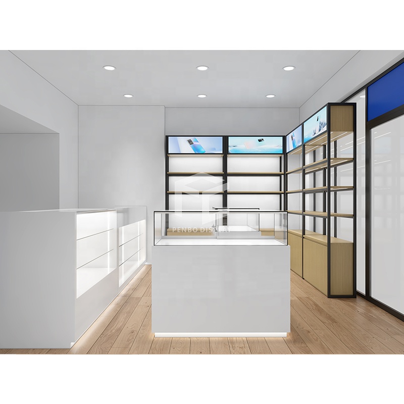 Custom. تركيبات ملحقات الهاتف  - مراجعة Phone Accessories Shop Design وسعره
