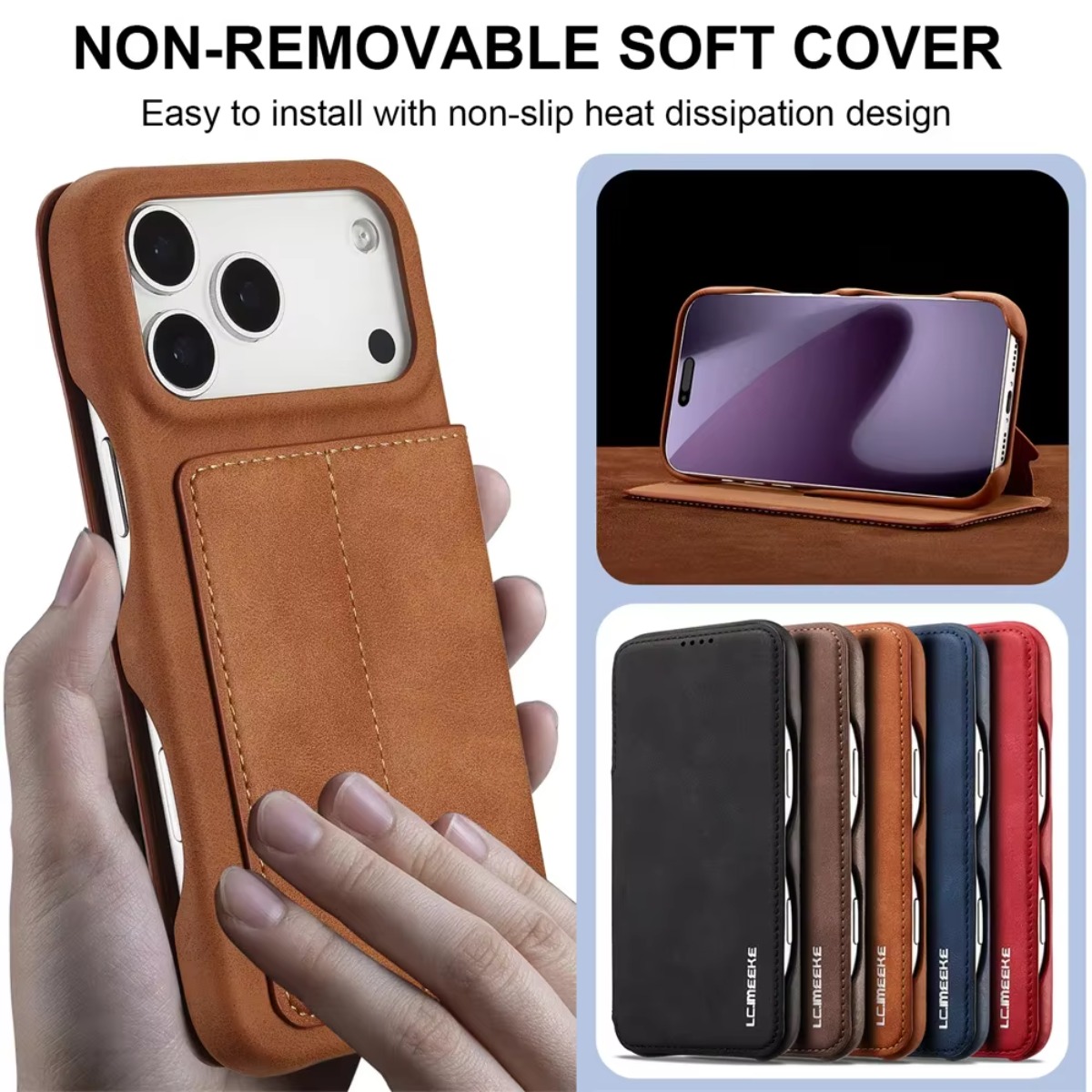 محفظة جلدية غطاء الوجه المغناط - مراجعة Phone Accessories Hippers وسعره