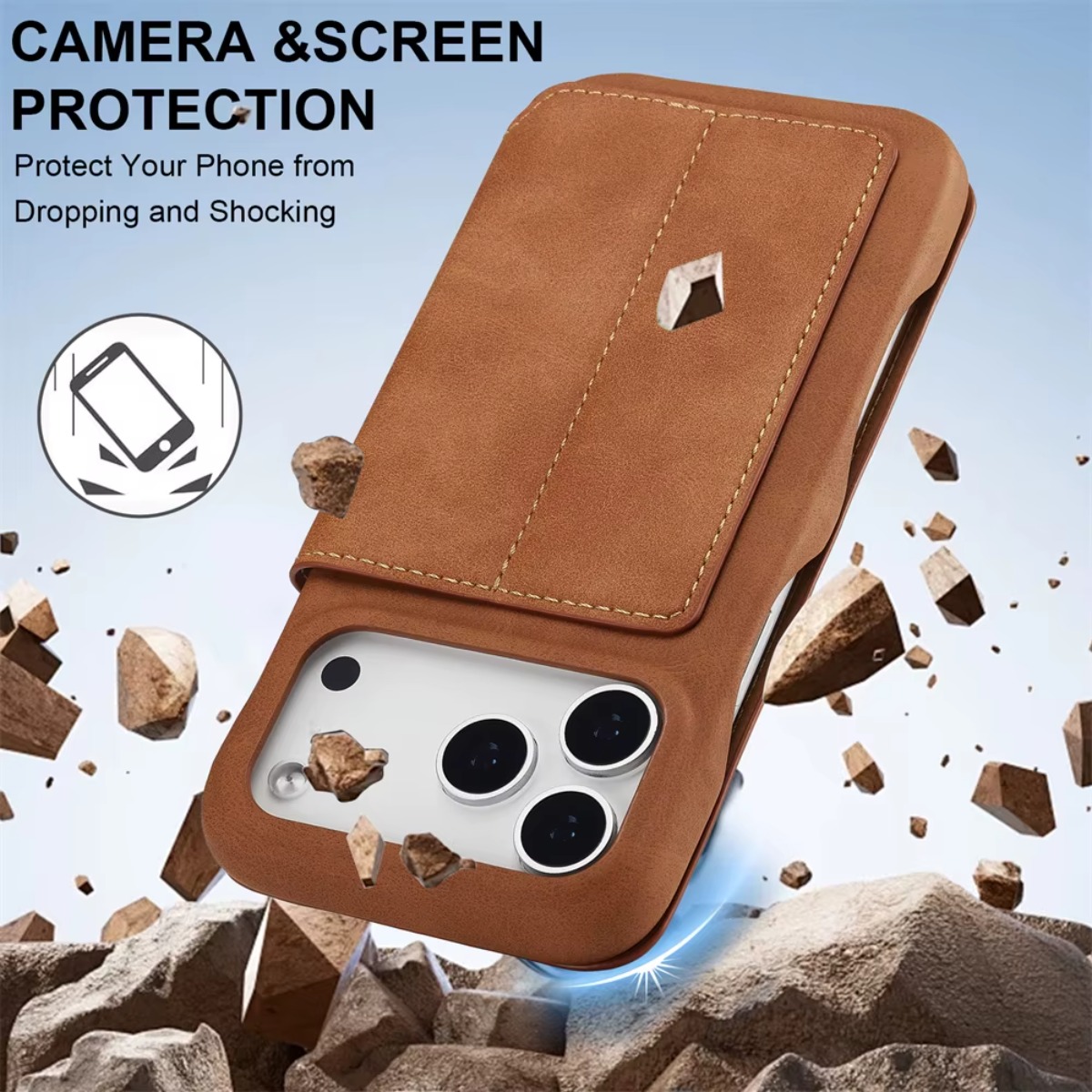 محفظة جلدية غطاء الوجه المغناط - مراجعة Phone Accessories Hippers وسعره
