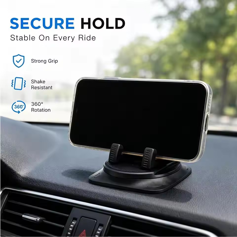 360 °   حامل هاتف محمول للسيار - مراجعة Phone Accessories وسعره