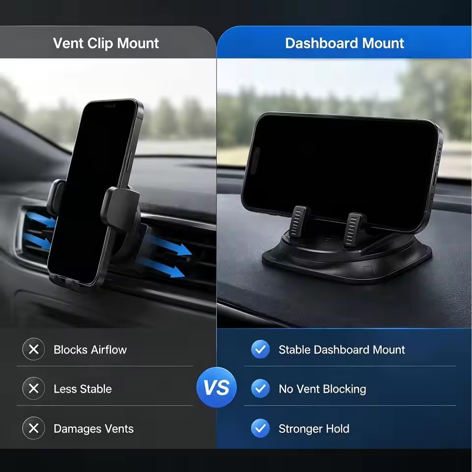 360 °   حامل هاتف محمول للسيار - مراجعة Phone Accessories وسعره