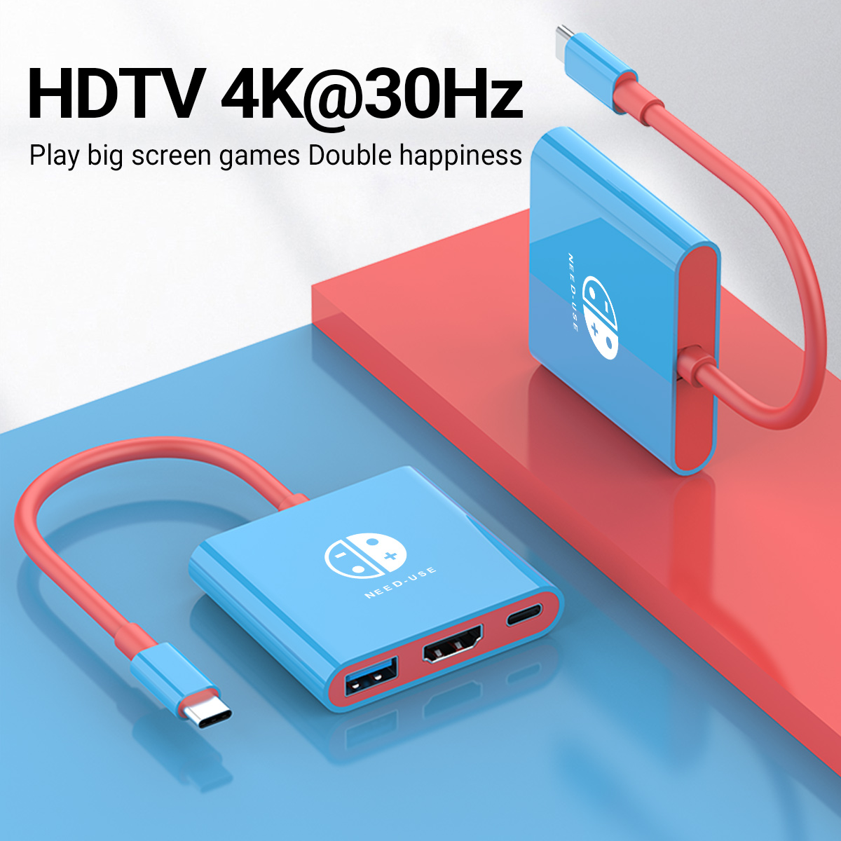 محول USB C 3 في 1 من النوع C إ - مراجعة Hdmi Phone Adapter وسعره