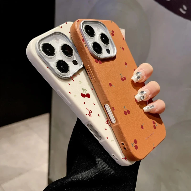غطاء هاتف لطيف بنمط الكرز الكر - مراجعة Xiaomi Phone Accessories وسعره