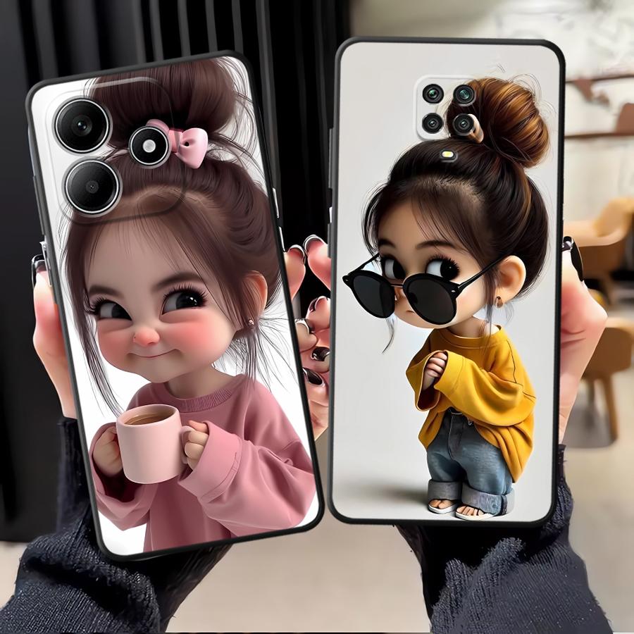 غطاء هاتف بنمط فتاة كرتونية له - مراجعة X Phone Accessories وسعره