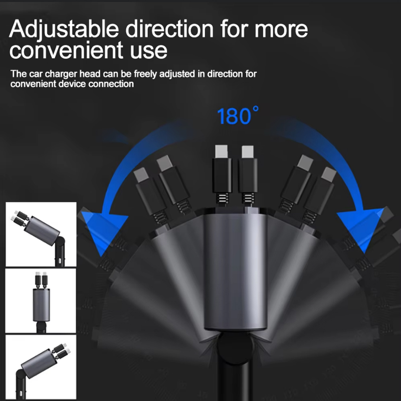 محول شاحن سيارة 120 وات شحن سر - مراجعة Usb Data Cable وسعره