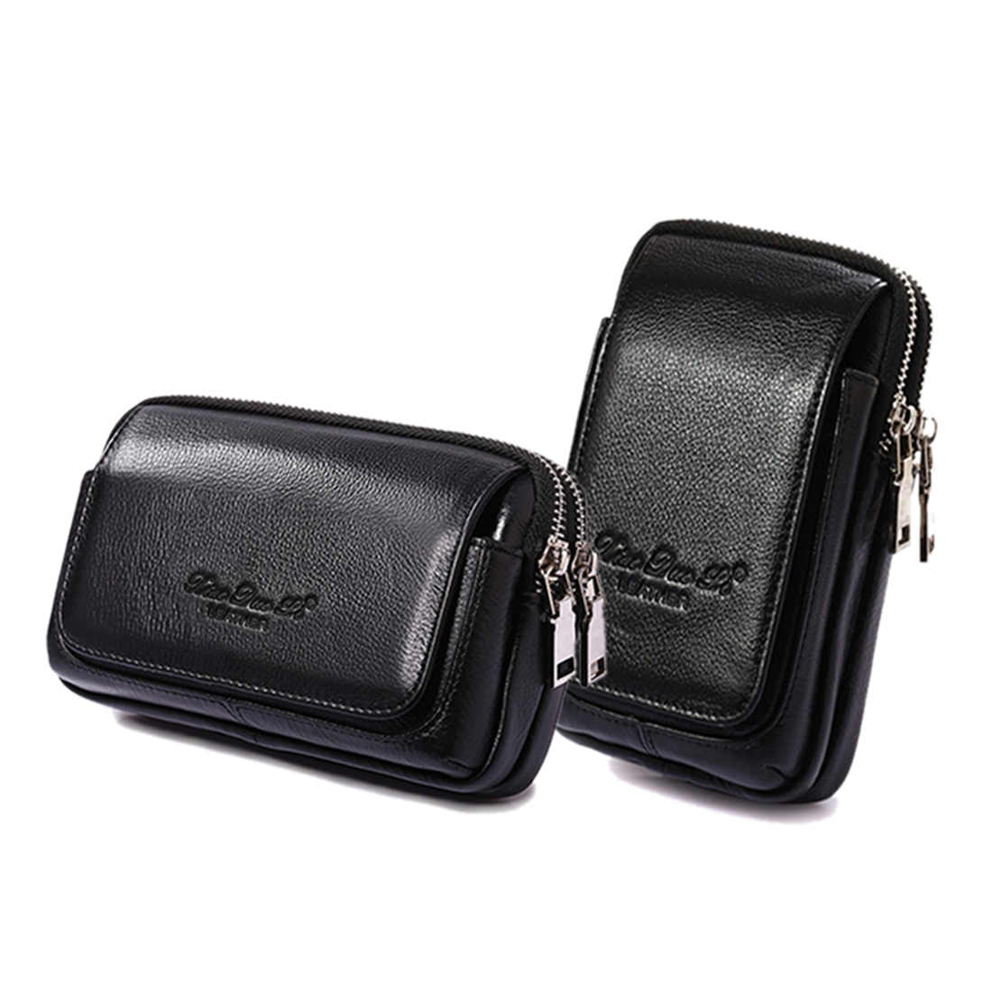 الرجال جلد طبيعي الخصر حزمة مر - مراجعة Phone Accessories Hippers وسعره