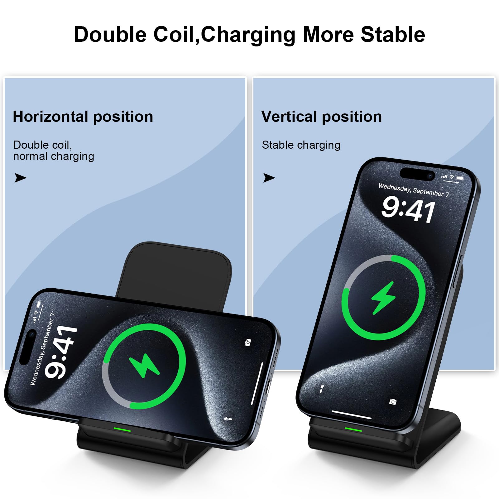شاحن لاسلكي 15 واط مع حامل هات - مراجعة Phone Accessories Android وسعره