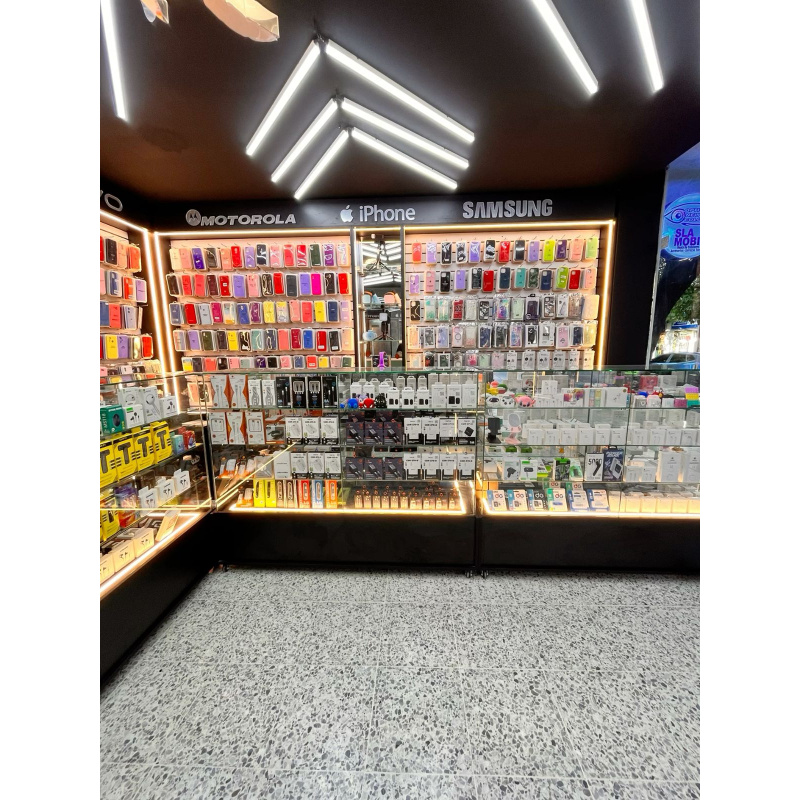 تصميم داخلي عصري لمتجر الهواتف - مراجعة Phone Accessories Shop Design وسعره