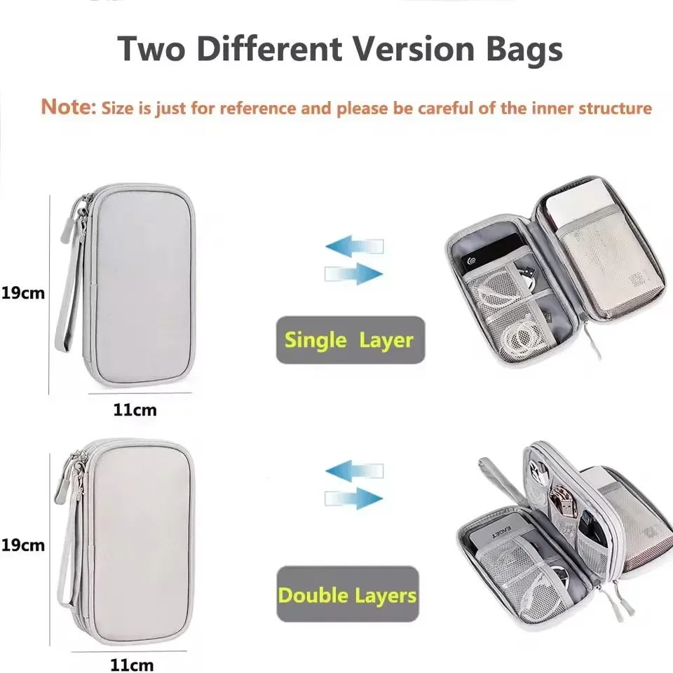 حقيبة كابلات للسفر، حقيبة تخزي - مراجعة Usb Data Cable وسعره