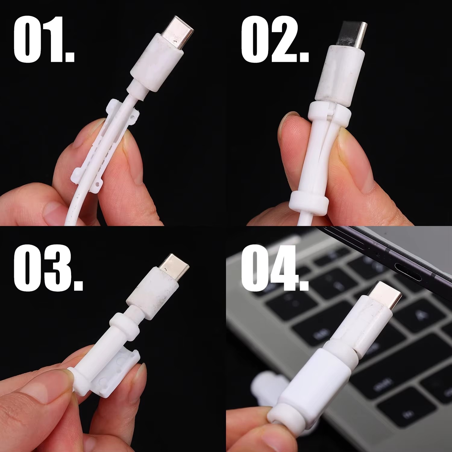 واقي كابل مضاد للكسر، غطاء سيل - مراجعة Usb Data Cable وسعره