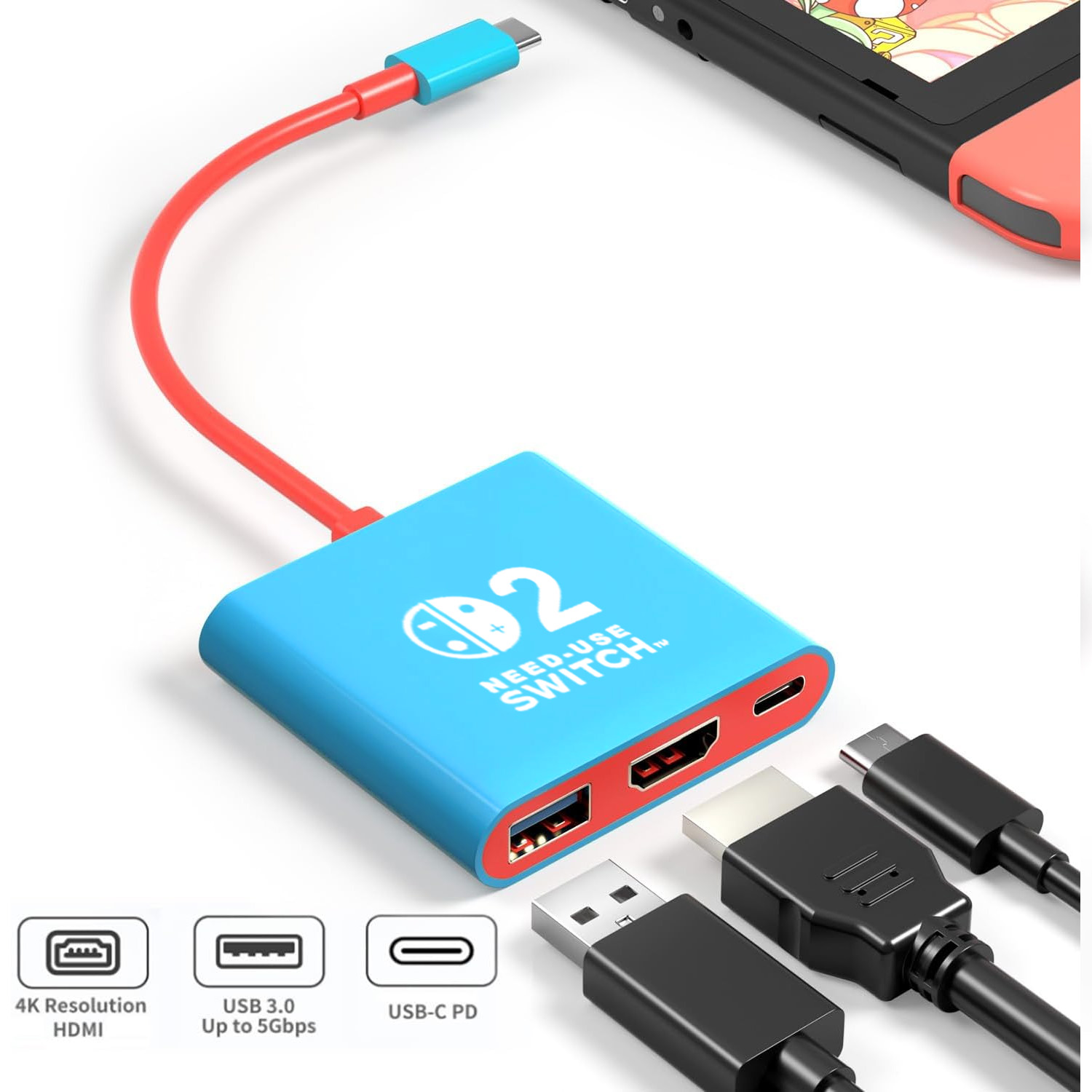 كابل محول 4K60 هرتز من النوع C - مراجعة Hdmi Phone Adapter وسعره