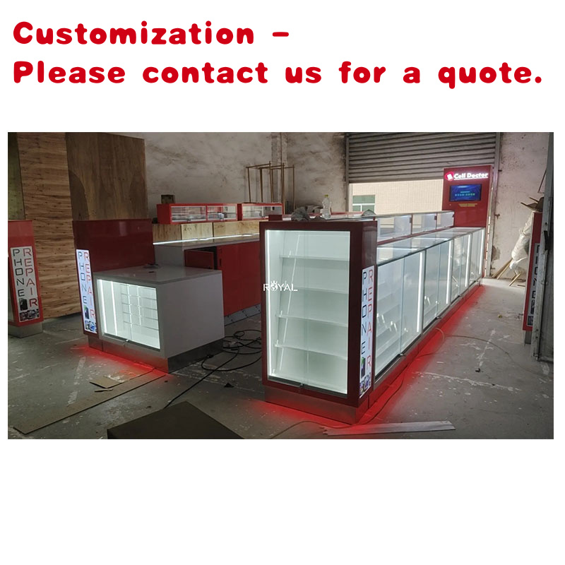 Custom. مركز التسوق ملحقات اله - مراجعة Phone Accessories Shop Design وسعره