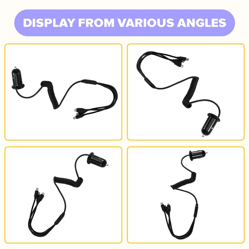 ملحقات محول السيارة بثلاث واجه - مراجعة Phone Accessories Android وسعره
