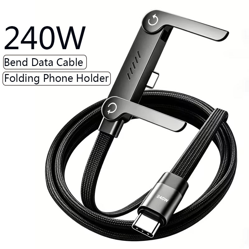 كابل شحن سريع 240 واط PD من نو - مراجعة Usb Data Cable وسعره