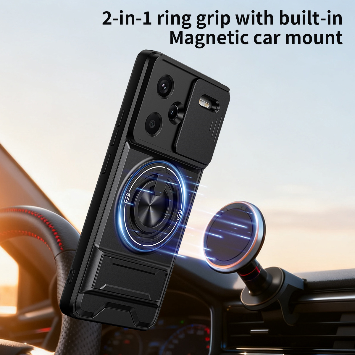 حافظة لهاتف شاومي ريدمي نوت 14 - مراجعة Car Mount Phone وسعره
