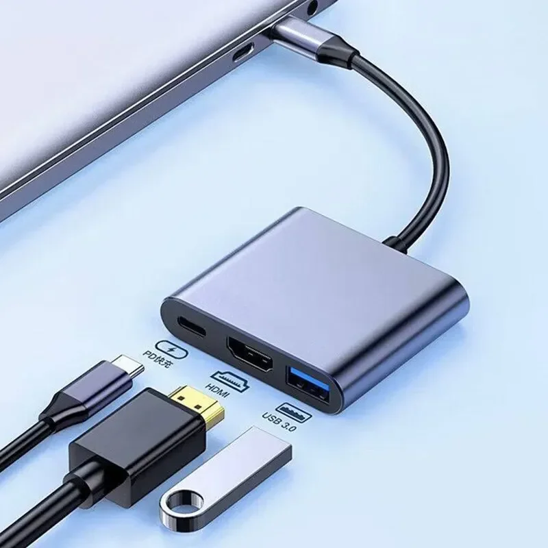 محول متعدد المنافذ 3 في 1 من ا - مراجعة Hdmi Phone Adapter وسعره