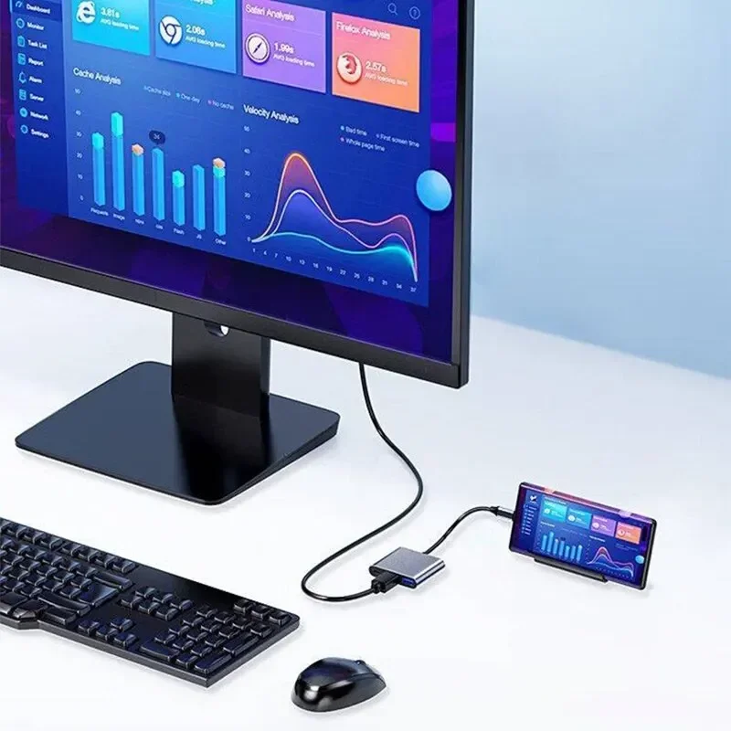 محول متعدد المنافذ 3 في 1 من ا - مراجعة Hdmi Phone Adapter وسعره