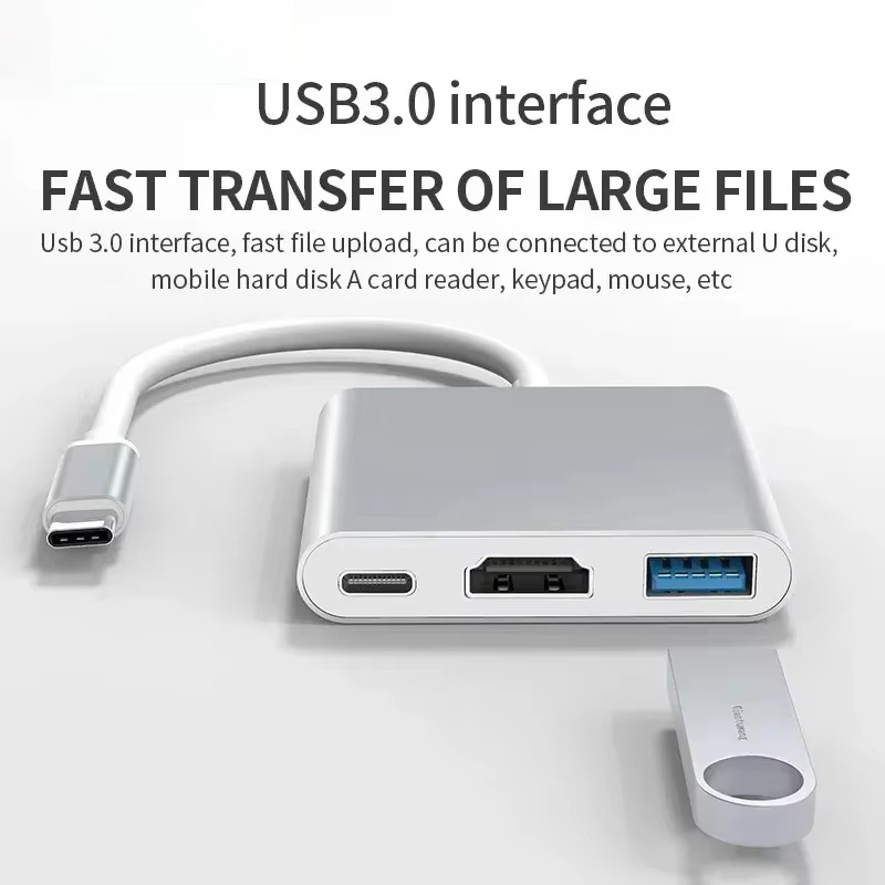محول 3 في 1 من النوع C إلى HDM - مراجعة Hdmi Phone Adapter وسعره