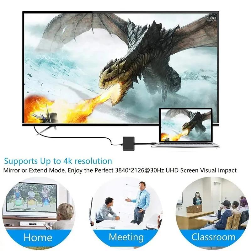 محول 3 في 1 من النوع C إلى HDM - مراجعة Hdmi Phone Adapter وسعره