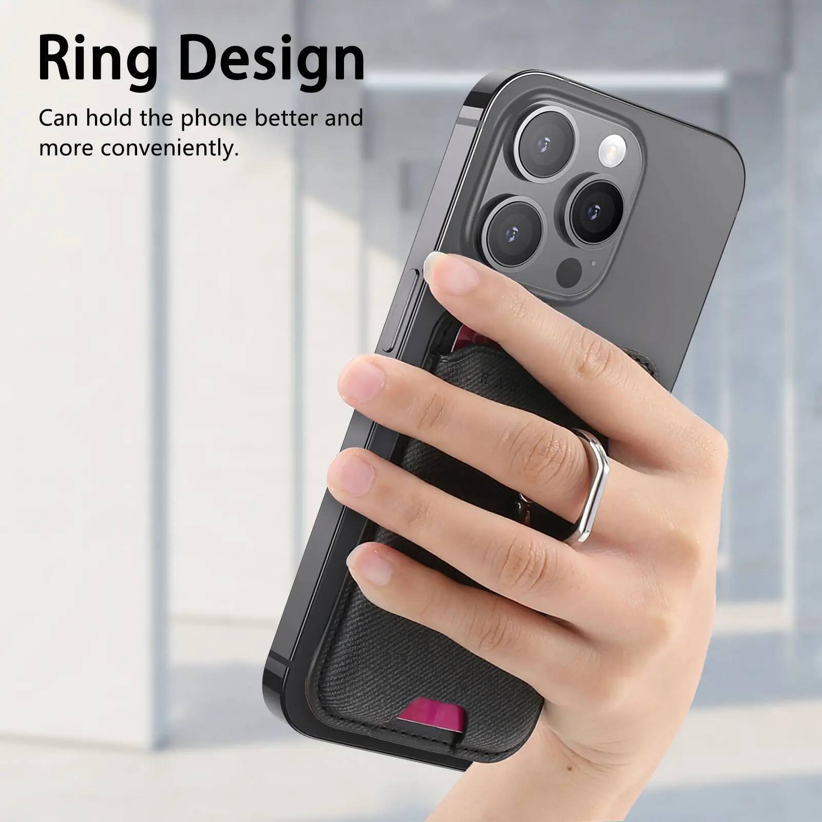 OUIO حقيبة بطاقات الهاتف غير ا - مراجعة Phone Accessories Hippers وسعره