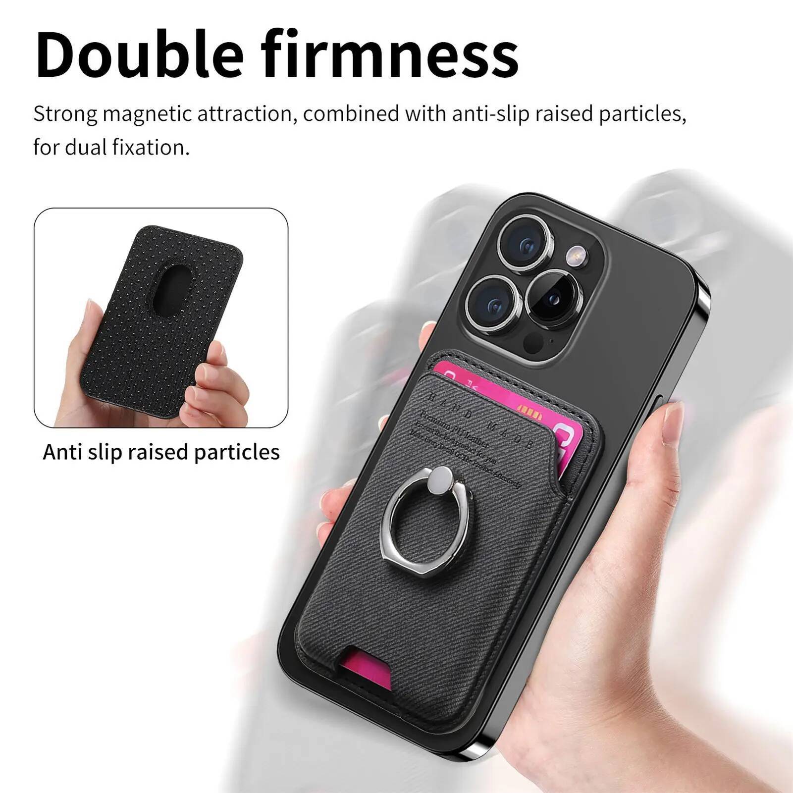OUIO حقيبة بطاقات الهاتف غير ا - مراجعة Phone Accessories Hippers وسعره