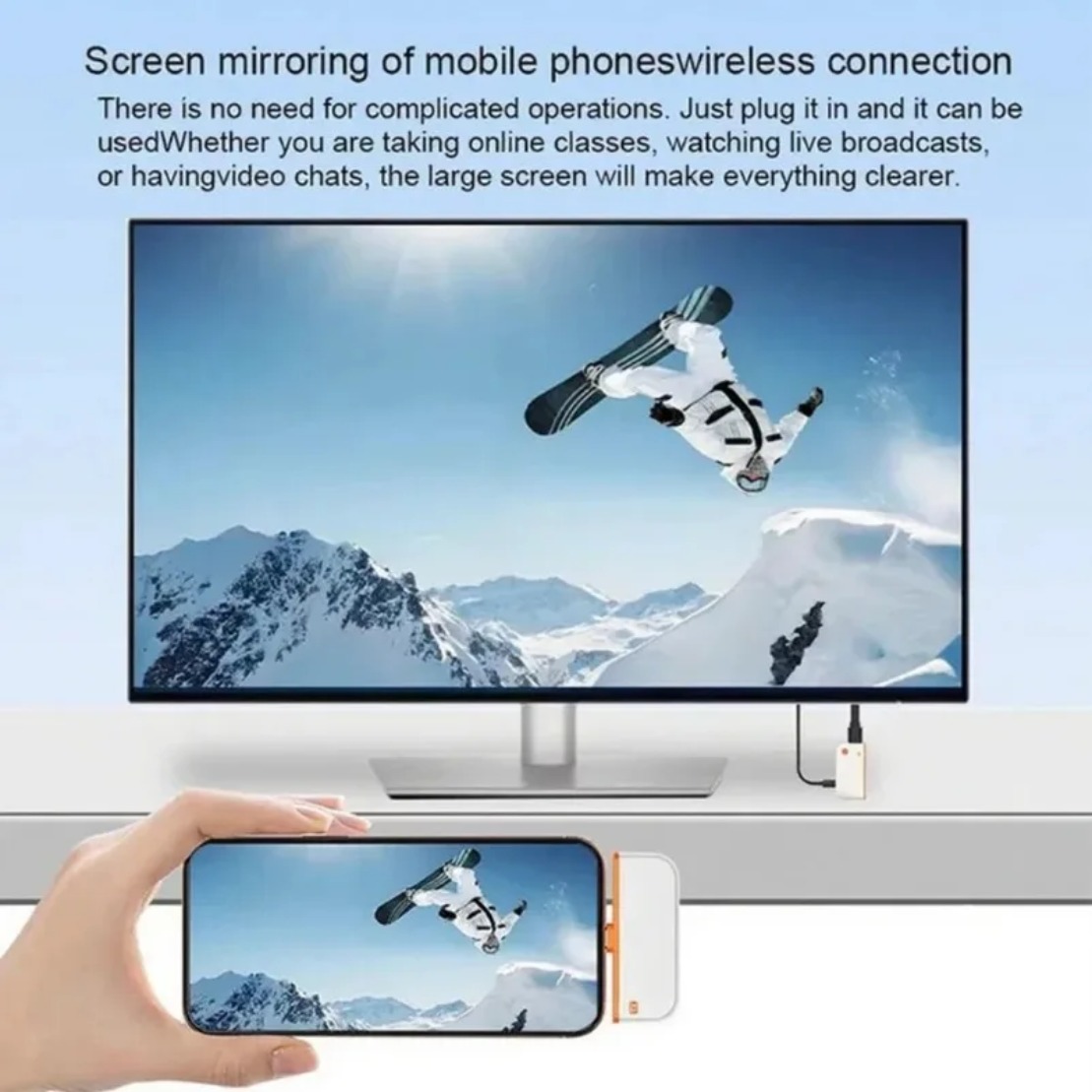 جهاز إرسال واستقبال فيديو لاسل - مراجعة Hdmi Phone Adapter وسعره