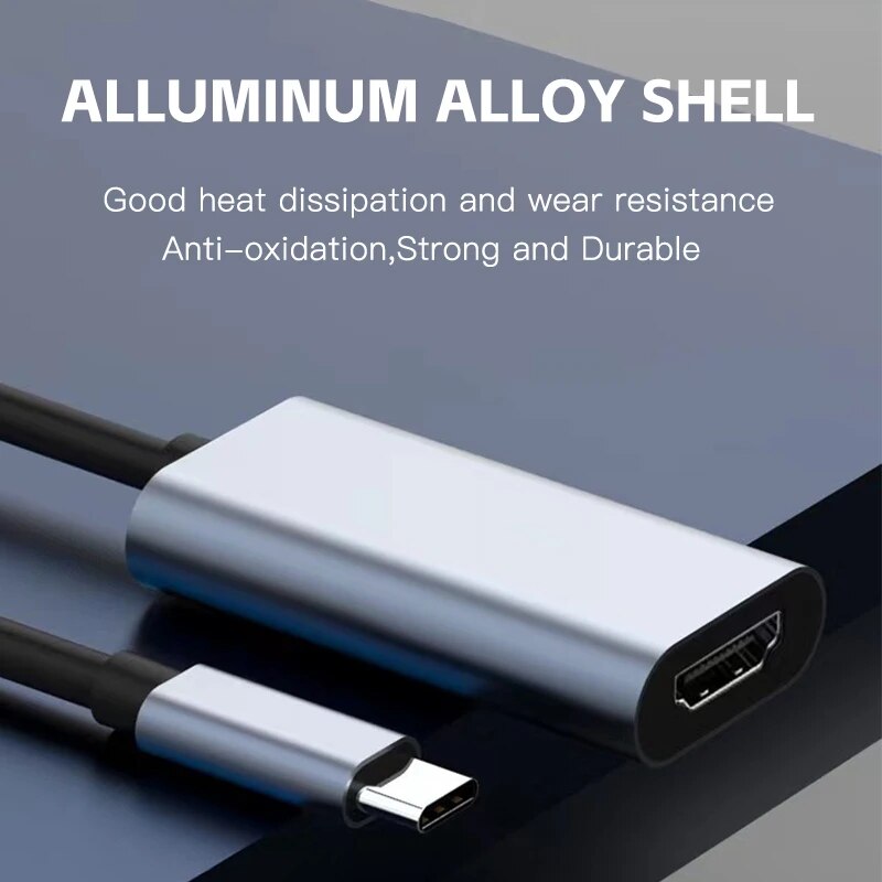 نوع C إلى HDTV 4K محول USB C U - مراجعة Hdmi Phone Adapter وسعره